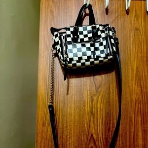 Checker purse